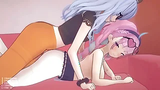 Hololive porn &lpar;Futa here Suisei x aqua x towa&rpar;
